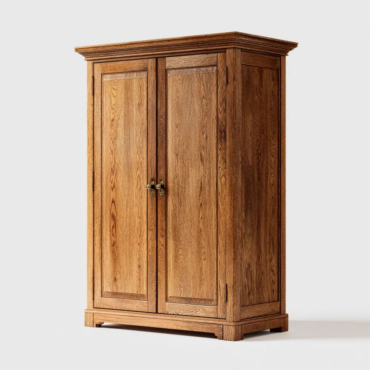 Szafa 2-drzwiowa brązowe drewno 120 x 60 x 200 cm