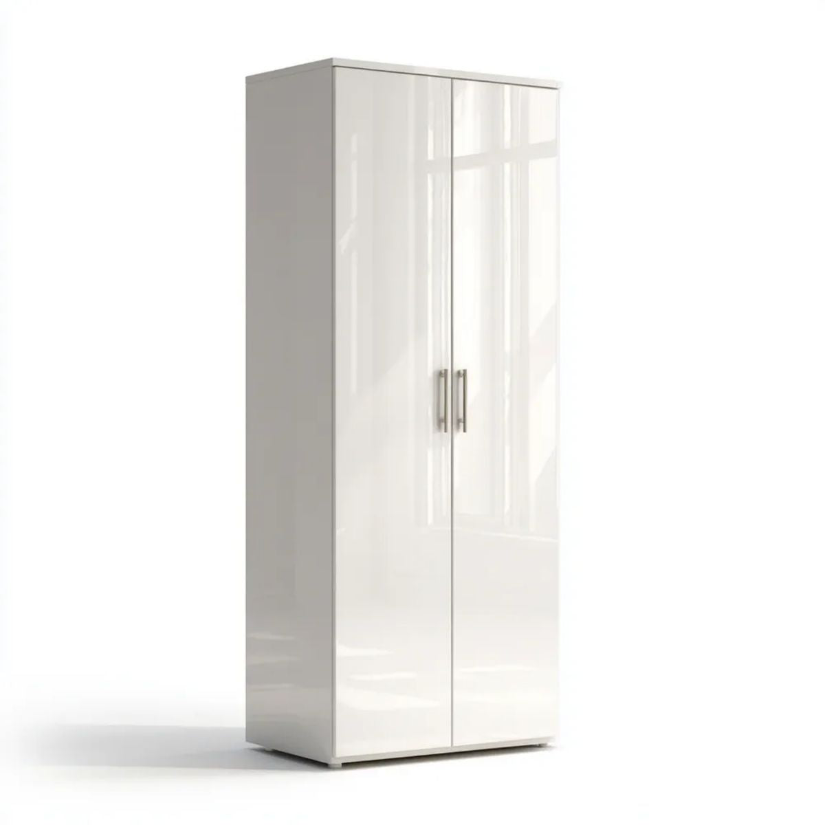 Szafa, Deska sypialna 2 Brightebright Białe drzwi w desce wiórowej, 80 x 52 x 180 cm